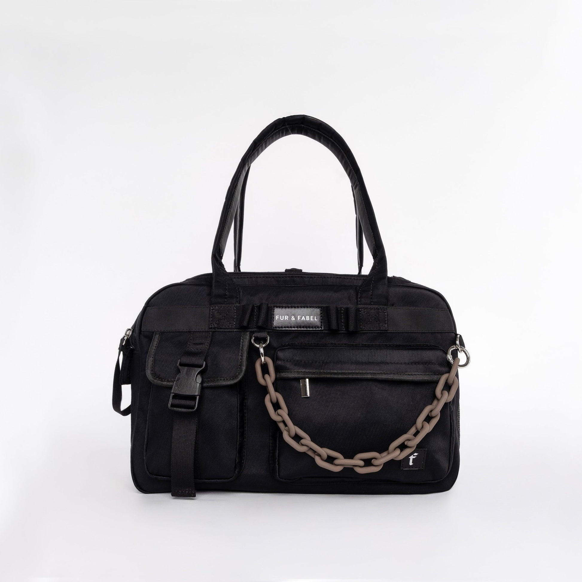 AERO Pet Carrier in Jet Black - FUR & FABEL