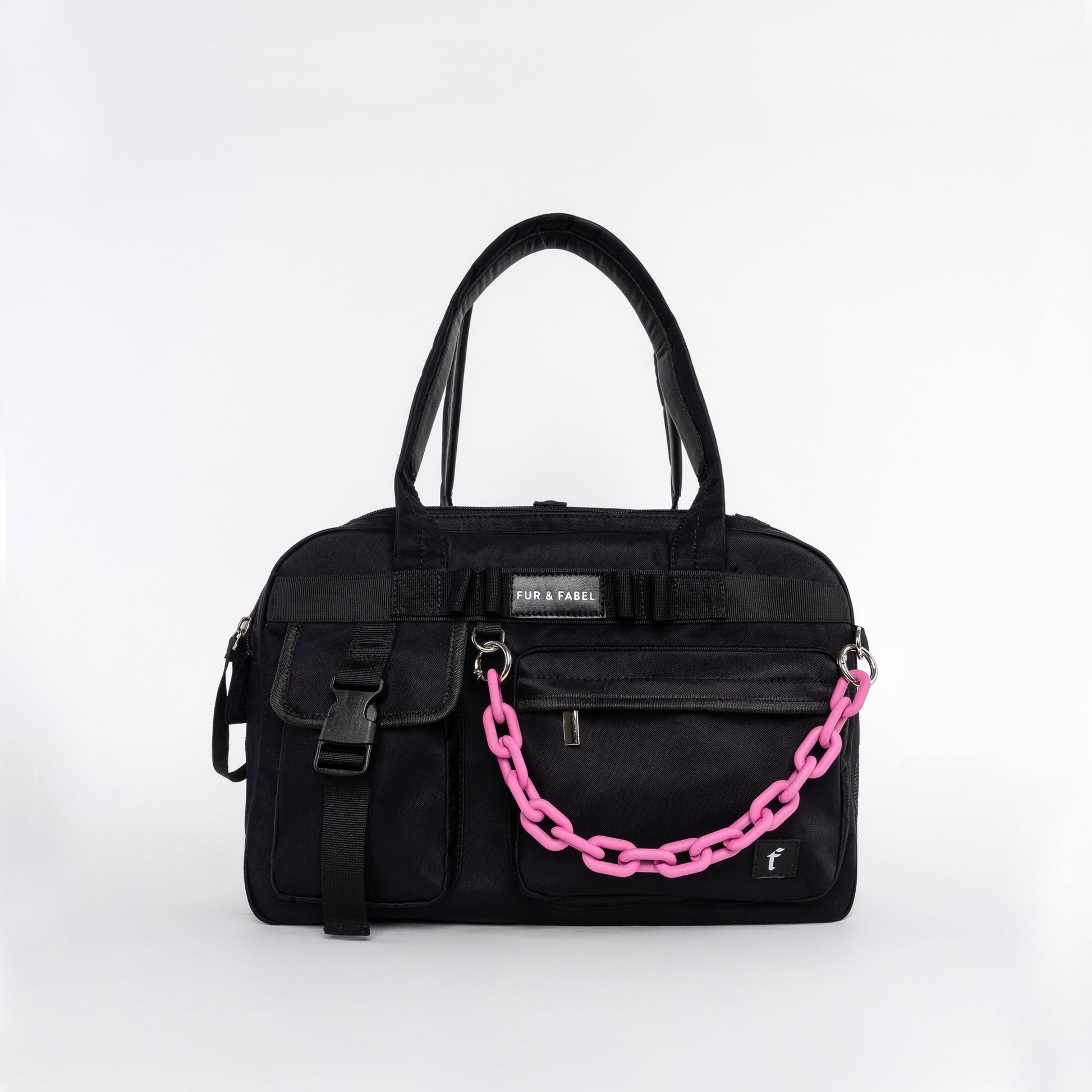 AERO Pet Carrier in Jet Black - FUR & FABEL