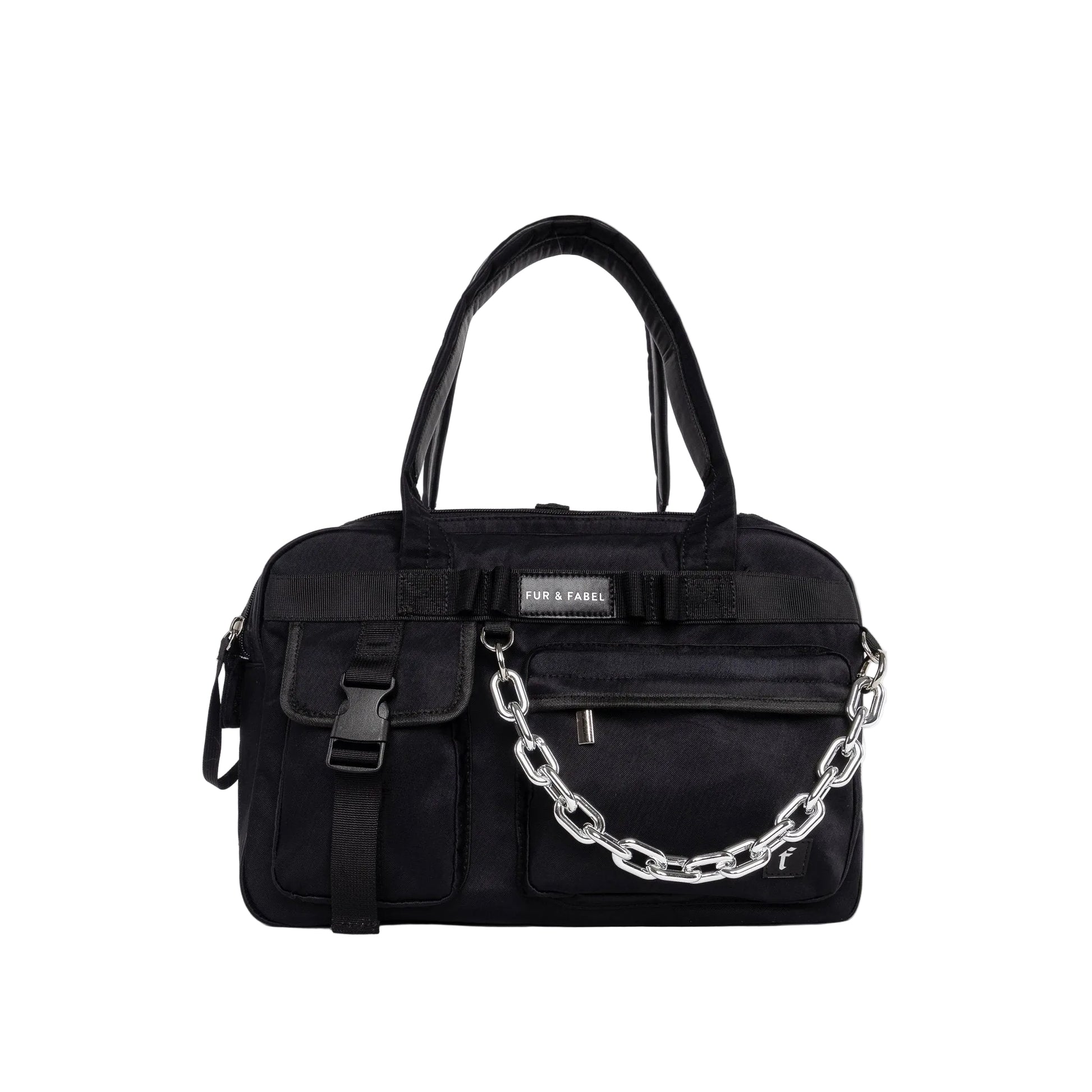 AERO Pet Carrier in Jet Black - FUR & FABEL