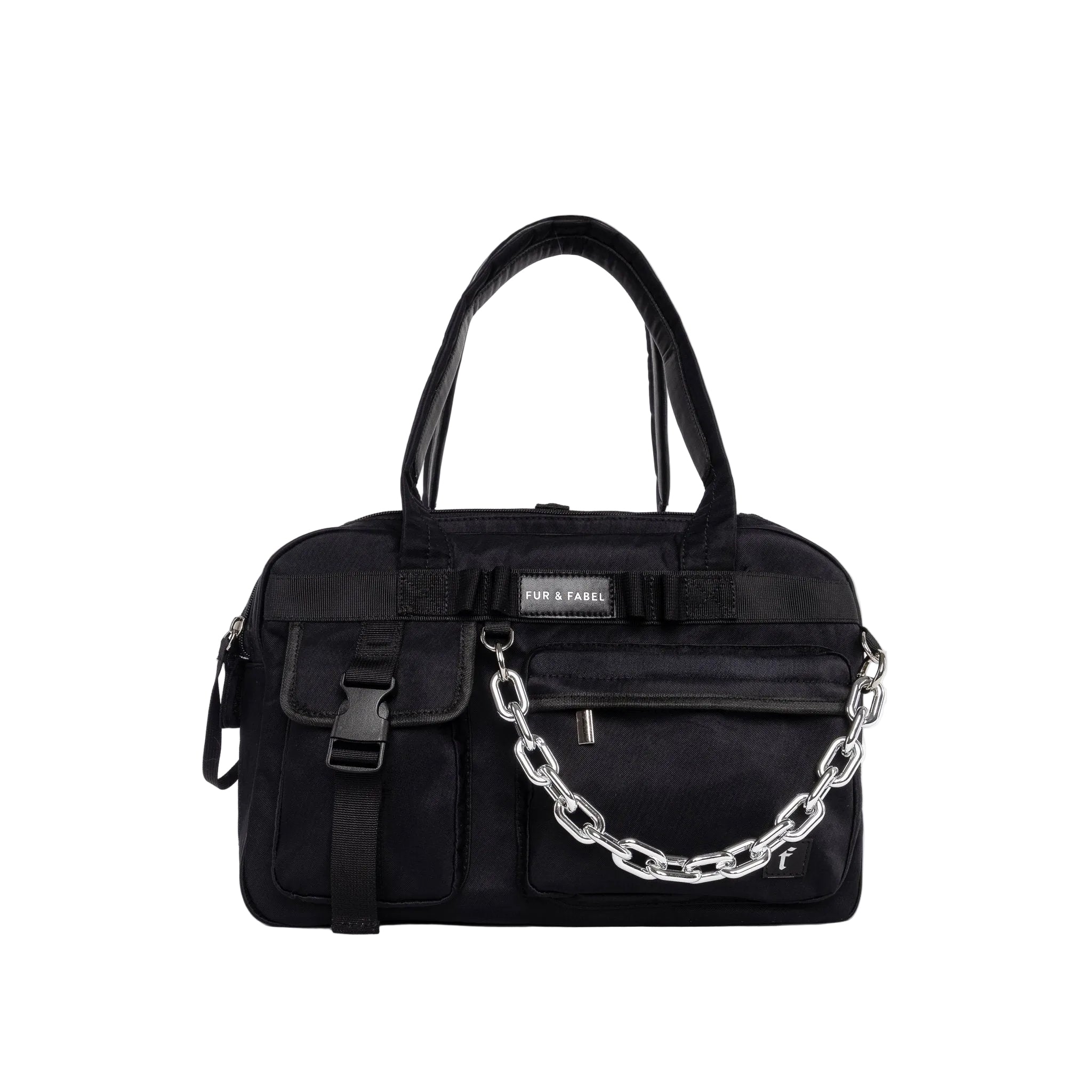 AERO Pet Carrier in Jet Black - FUR & FABEL
