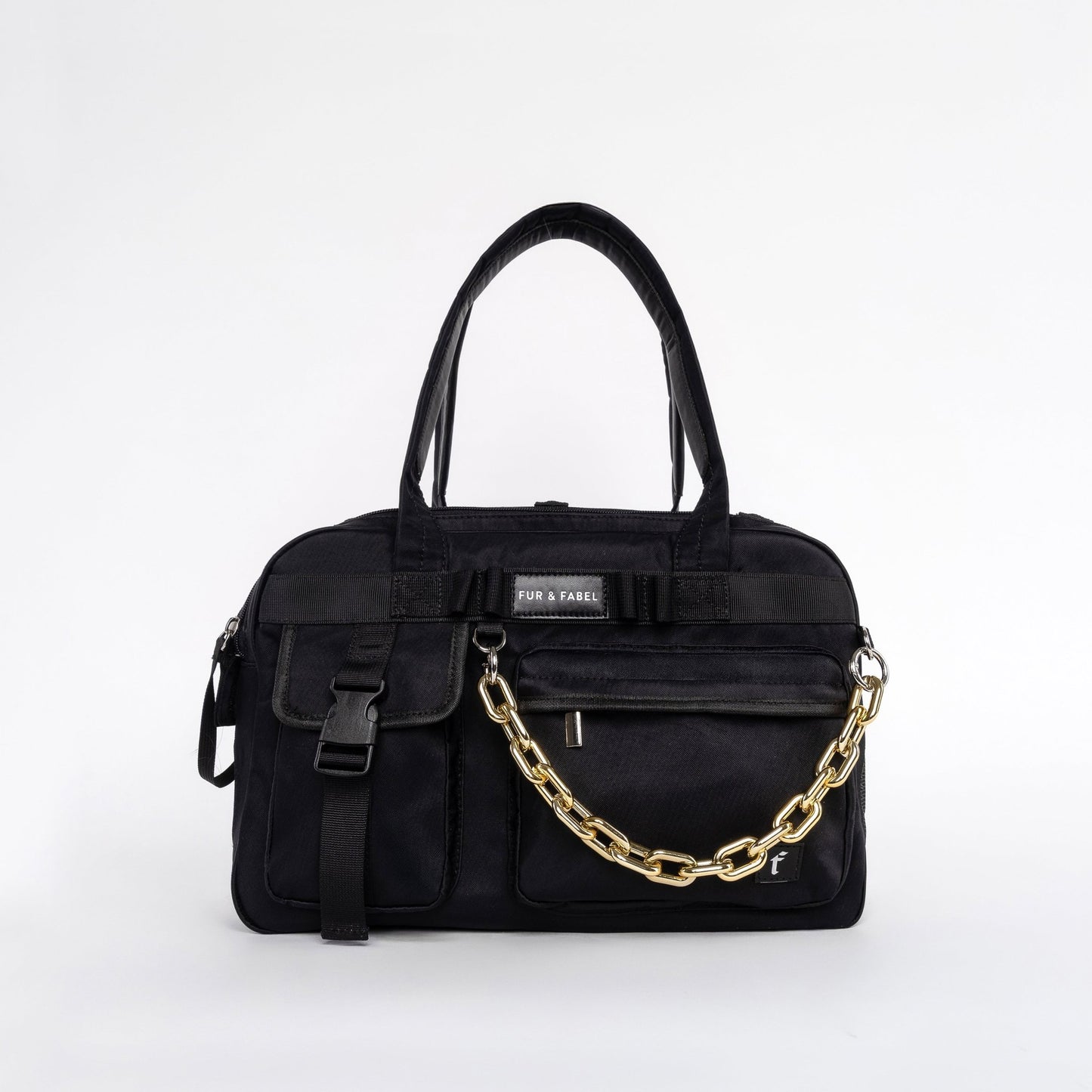 AERO Pet Carrier in Jet Black - FUR & FABEL