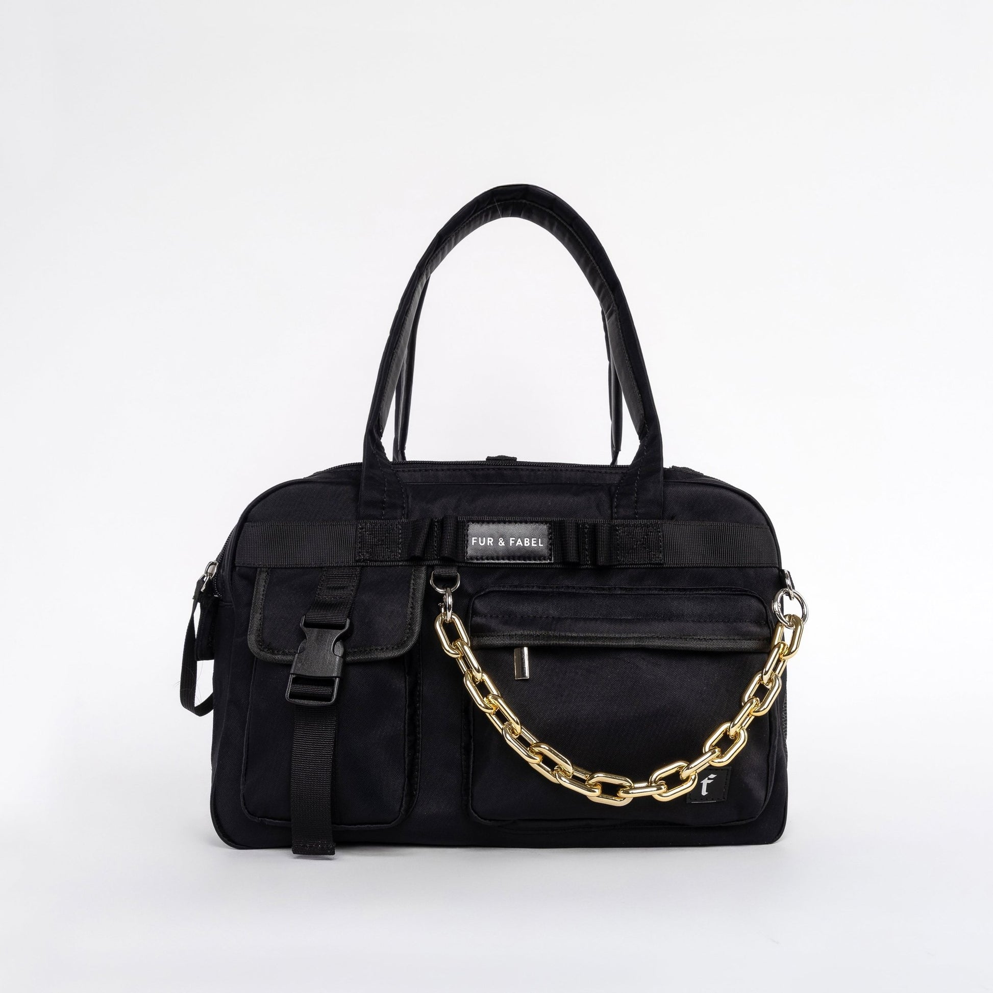 AERO Pet Carrier in Jet Black - FUR & FABEL