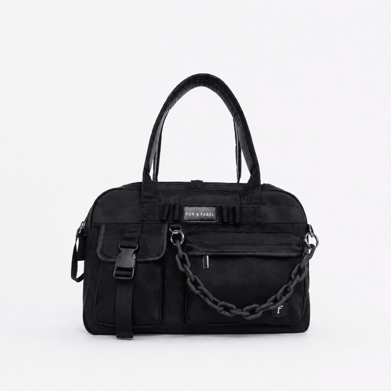 AERO Pet Carrier in Jet Black - FUR & FABEL