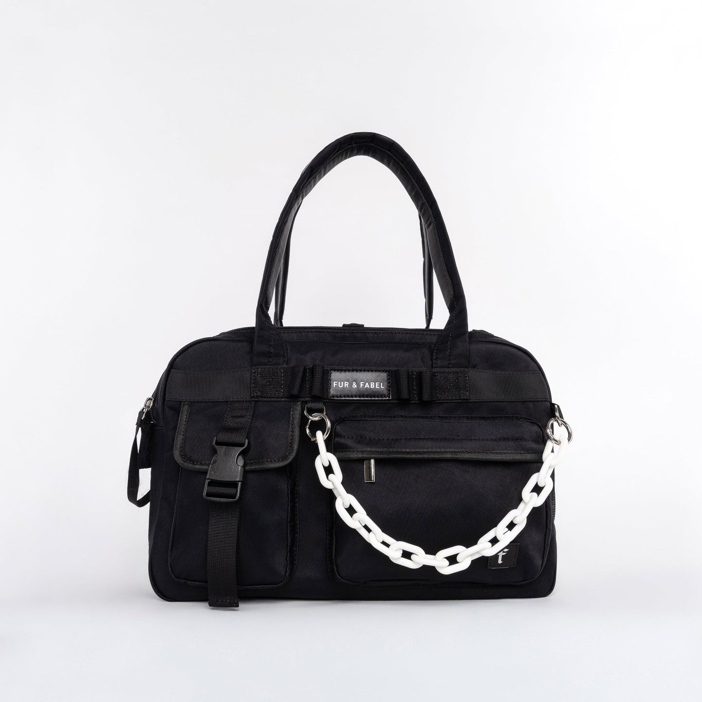 AERO Pet Carrier in Jet Black - FUR & FABEL