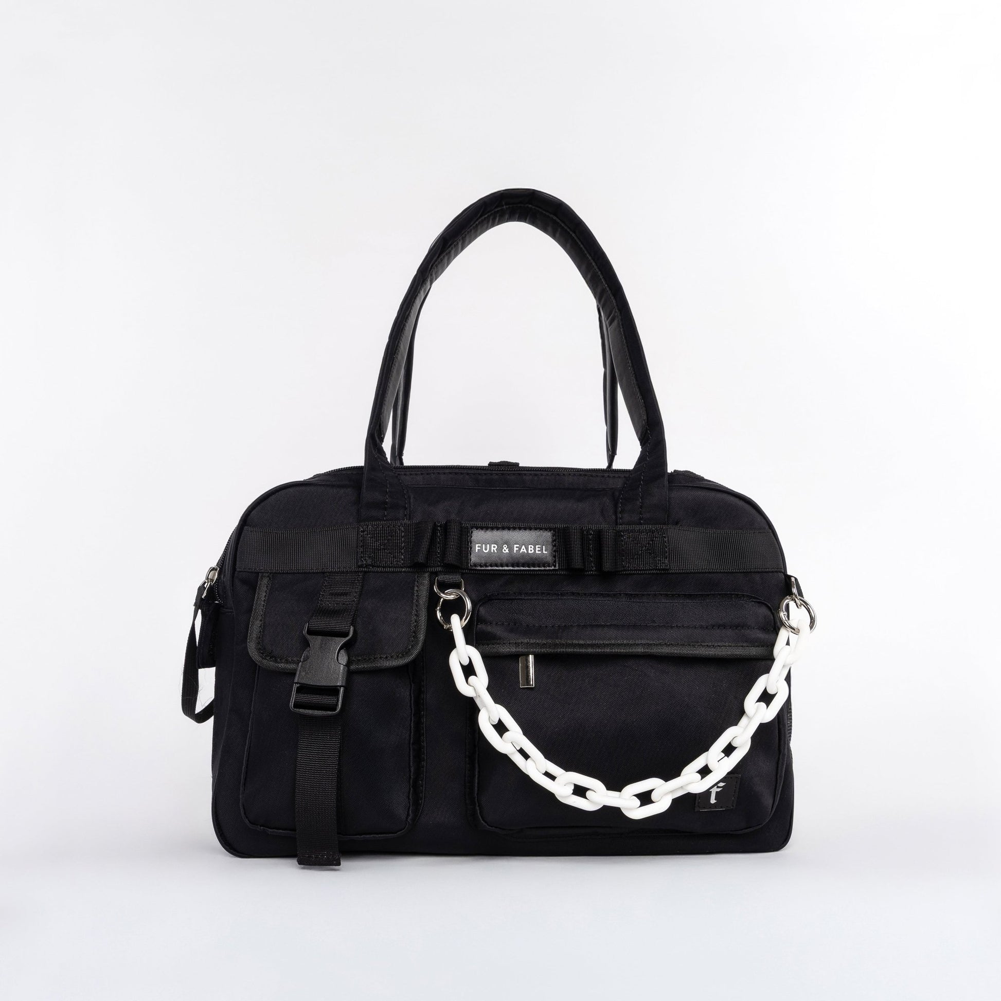 AERO Pet Carrier in Jet Black - FUR & FABEL