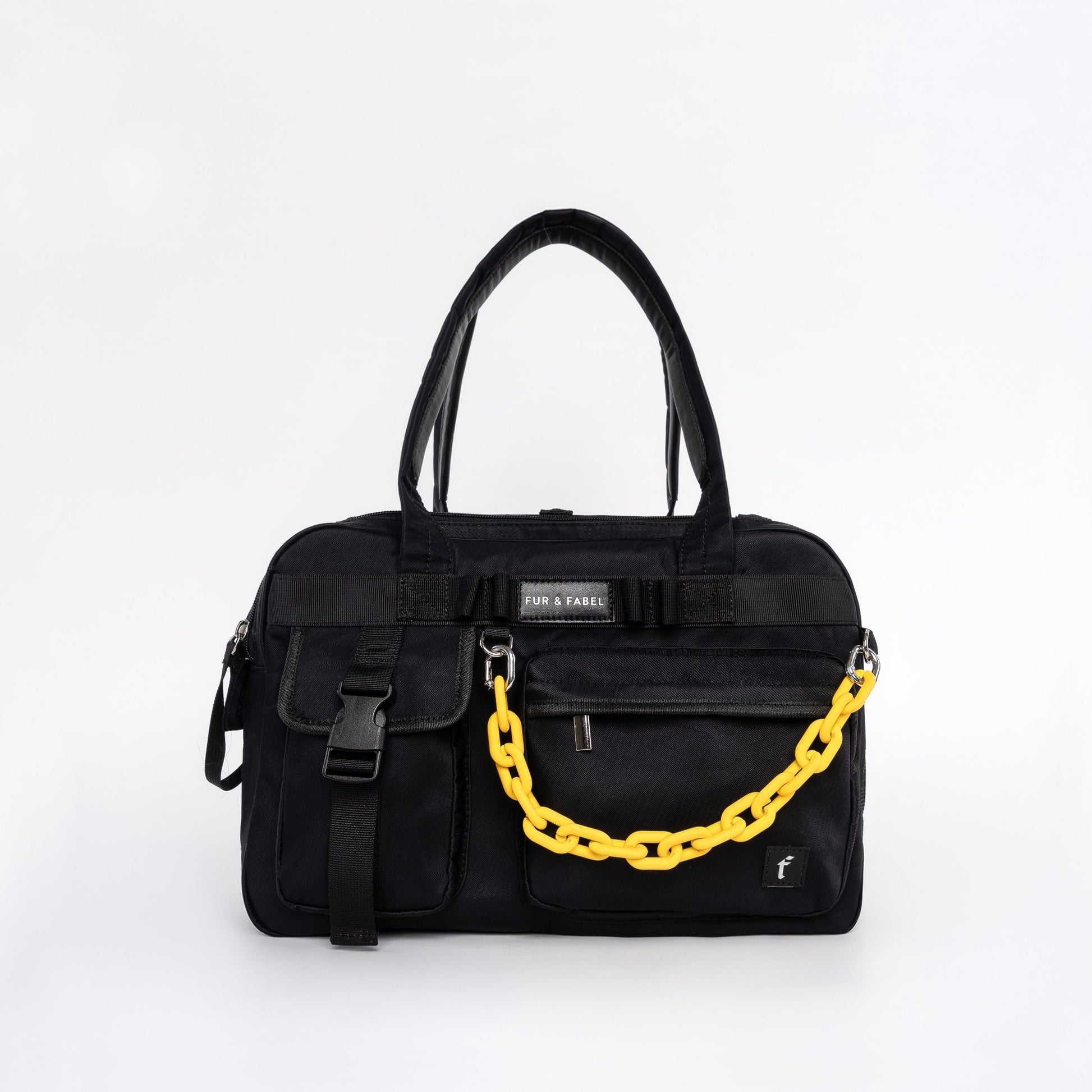 AERO Pet Carrier in Jet Black - FUR & FABEL