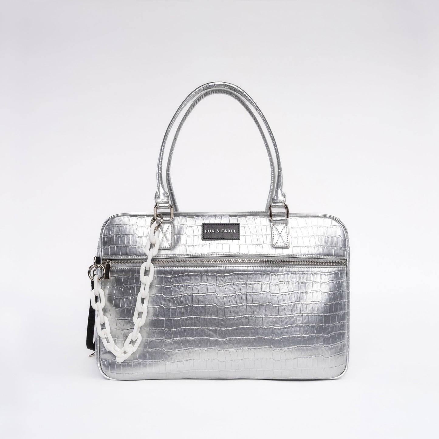 APEX Pet Carrier in Atomic Silver - FUR & FABEL
