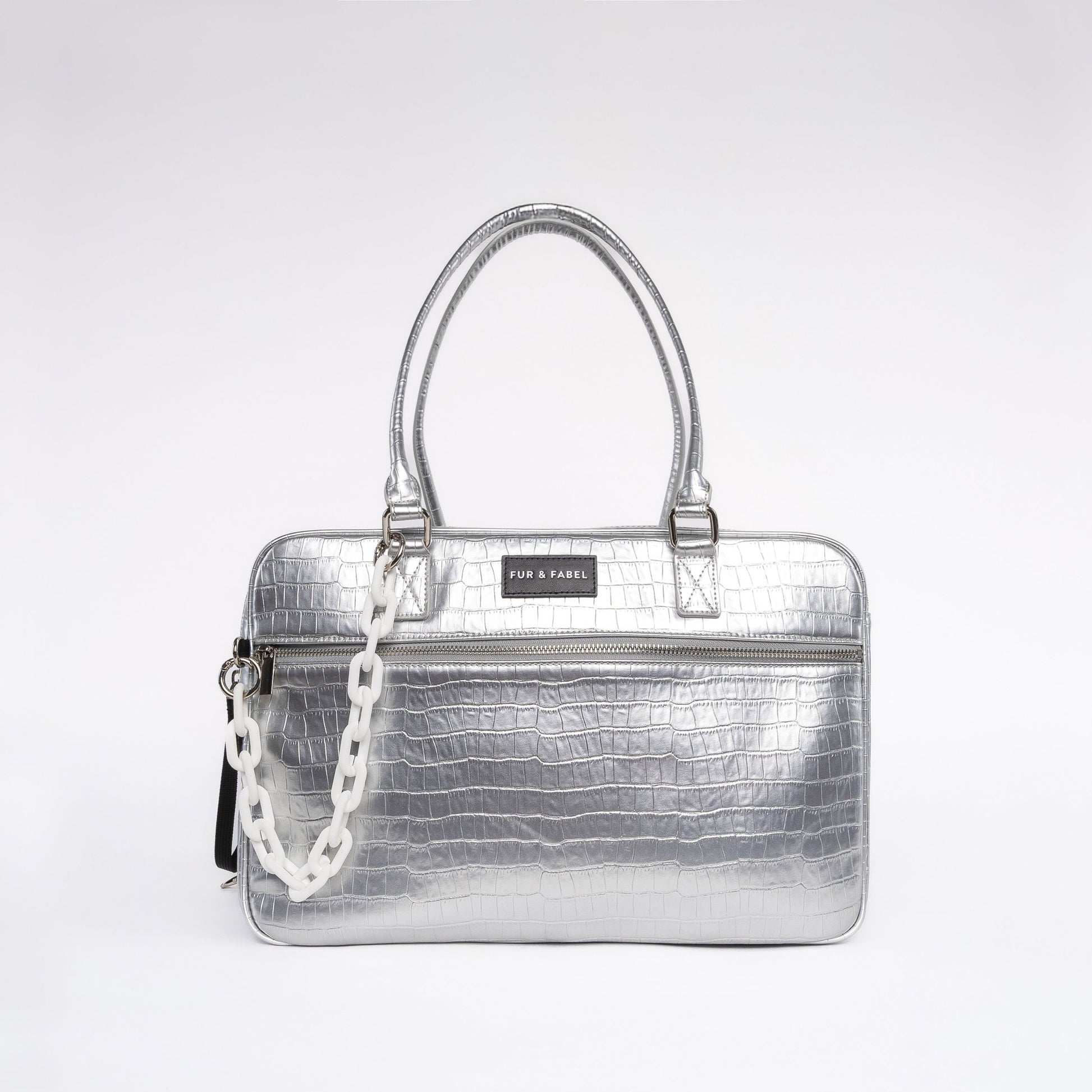 APEX Pet Carrier in Atomic Silver - FUR & FABEL