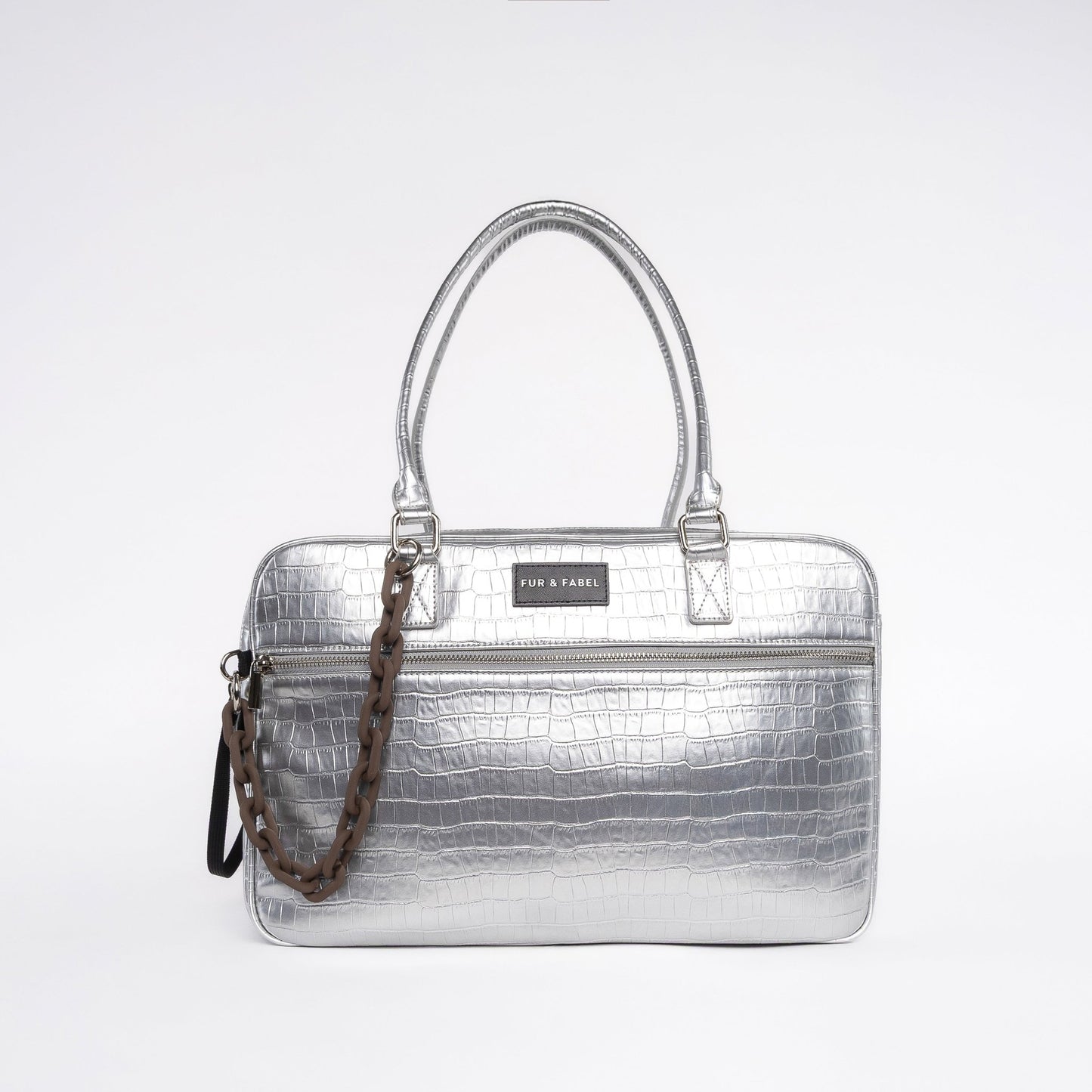APEX Pet Carrier in Atomic Silver - FUR & FABEL